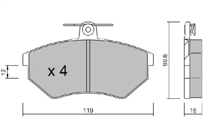 Дополнительные работы AISIN для VW GOLF II (19E, 1G1) 1.8 GTI 16V
